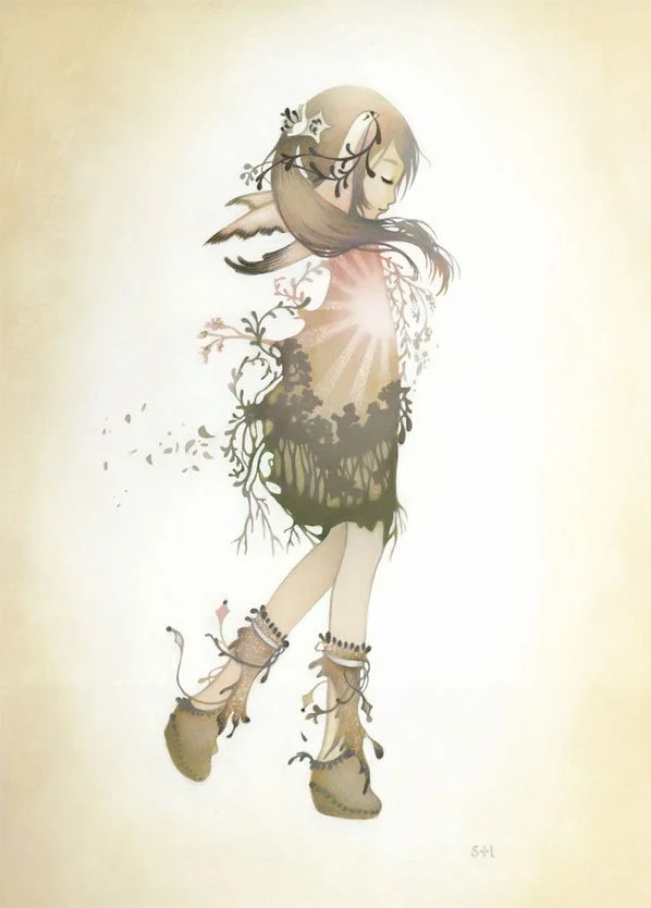 Amy Sol 'She Wears The Day' Commission Piece