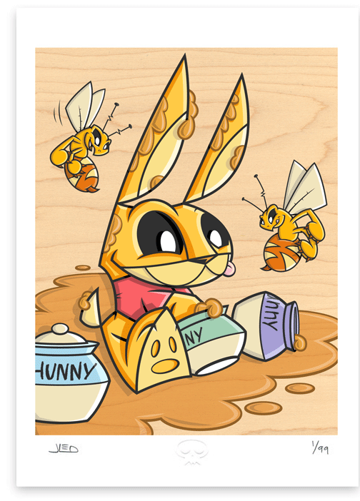 Joe Ledbetter 'Hunny Bunny' Print Available