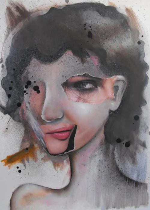 Daniel Lumbini 'Venter Loqui' + 'Watercolour Disruption 4' Originals Available