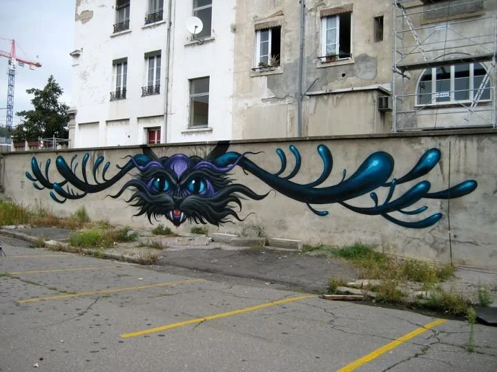 Jeff Soto 'Lyon Cat' AWESOME Mural Finished