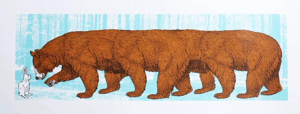 Nate Duval 'Long Bear' Print Available