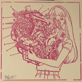 Imbue 'Motor Head' Print Available