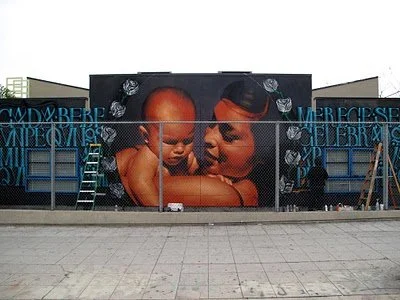 Mac + Retna 'Every Little Miracle' Mural In Los Angeles