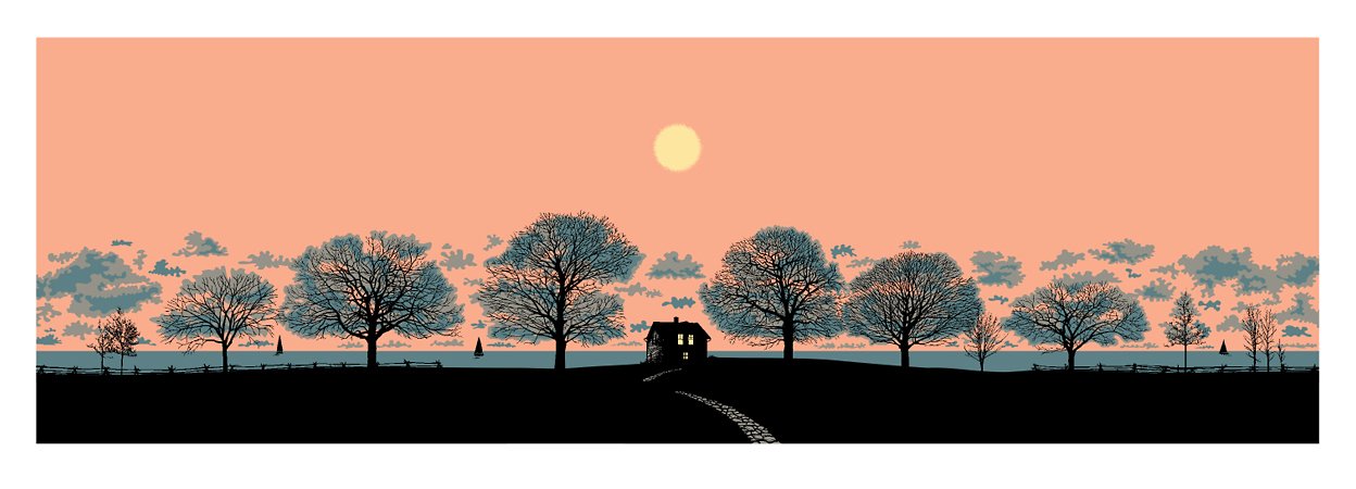 Mark Brabant 'Synchronous Evening' Print Available