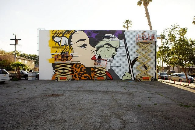 D*Face Mural In Los Angeles