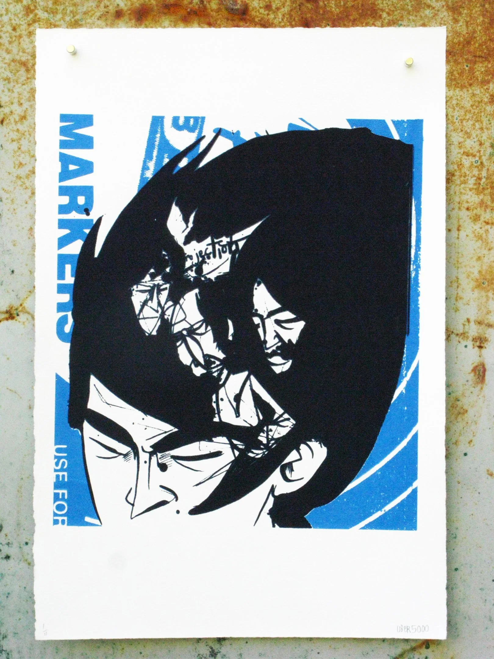 ÜBER5000 'Ninja Faces' Print Release Details - TODAY