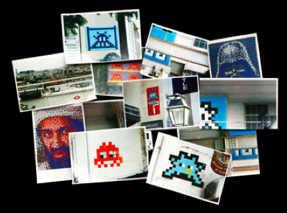Invader 'Spanini Stickers' For 'Invader 1000 Book' Available