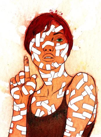 Koren Shadmi 'Bandaid' Print Available