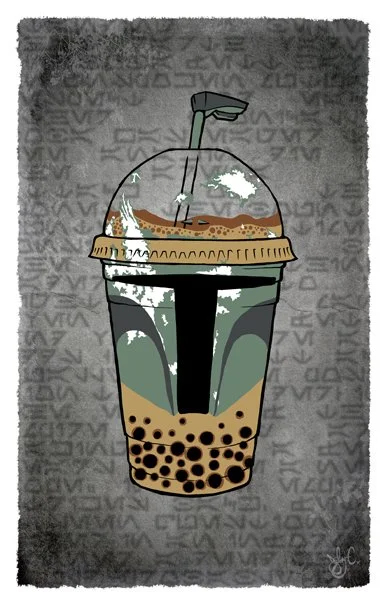 Joby Cummings 'Boba Tea' Print Available