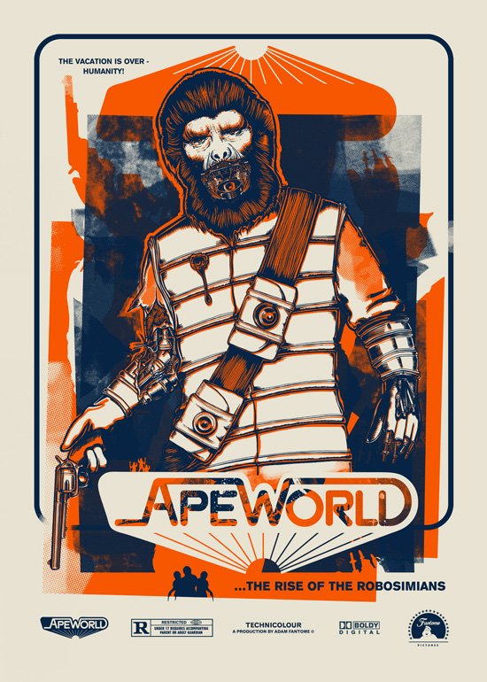 Fantome 'Apeworld' Print Available