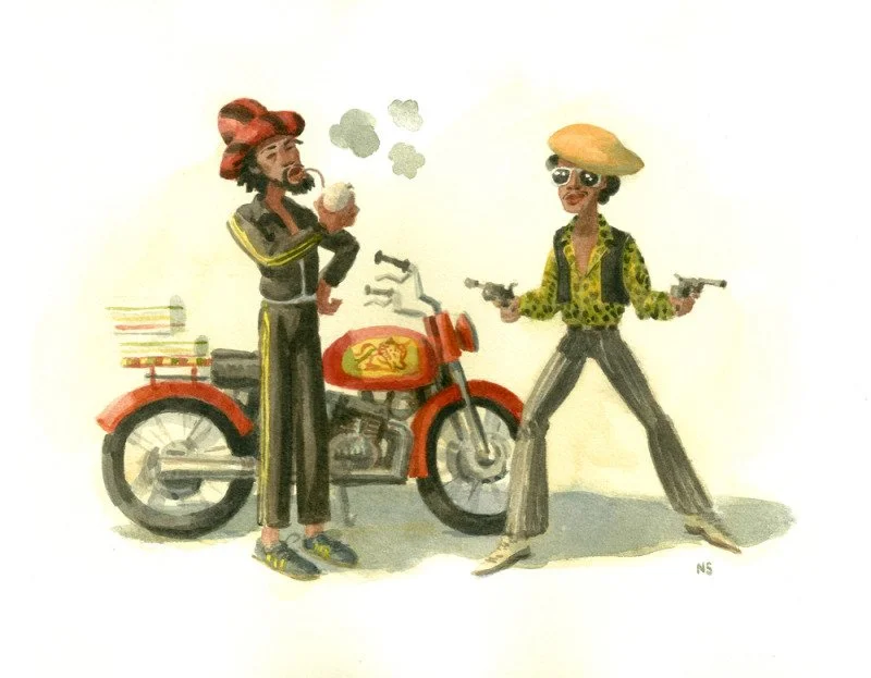 Nathan Stapley 'Rockers vs The Harder They Come' Original Available