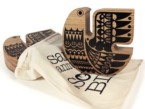 Sanna Annukka 'Soul Bird 2011' Wood Print Available