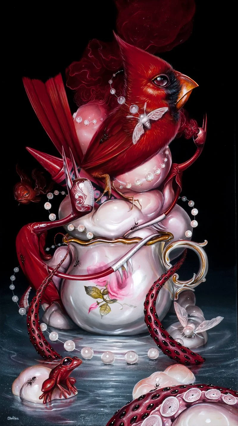 Greg Simkins 'Crimson' Print Available