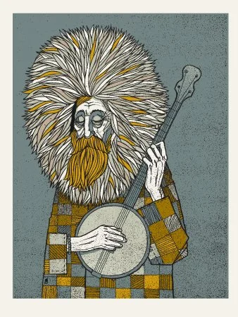 Methane Studios 'Banjo Man' Print Available