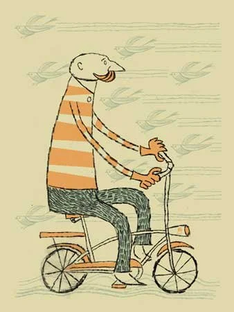 Mark McDevitt 'Hipster Bike' Print Available