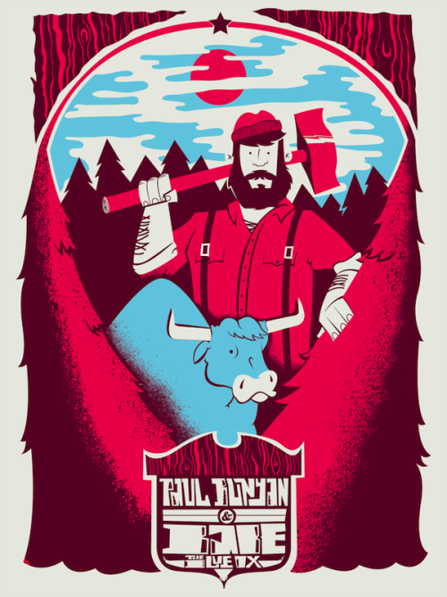 Decco 'Paul Bunyan' Print Available 