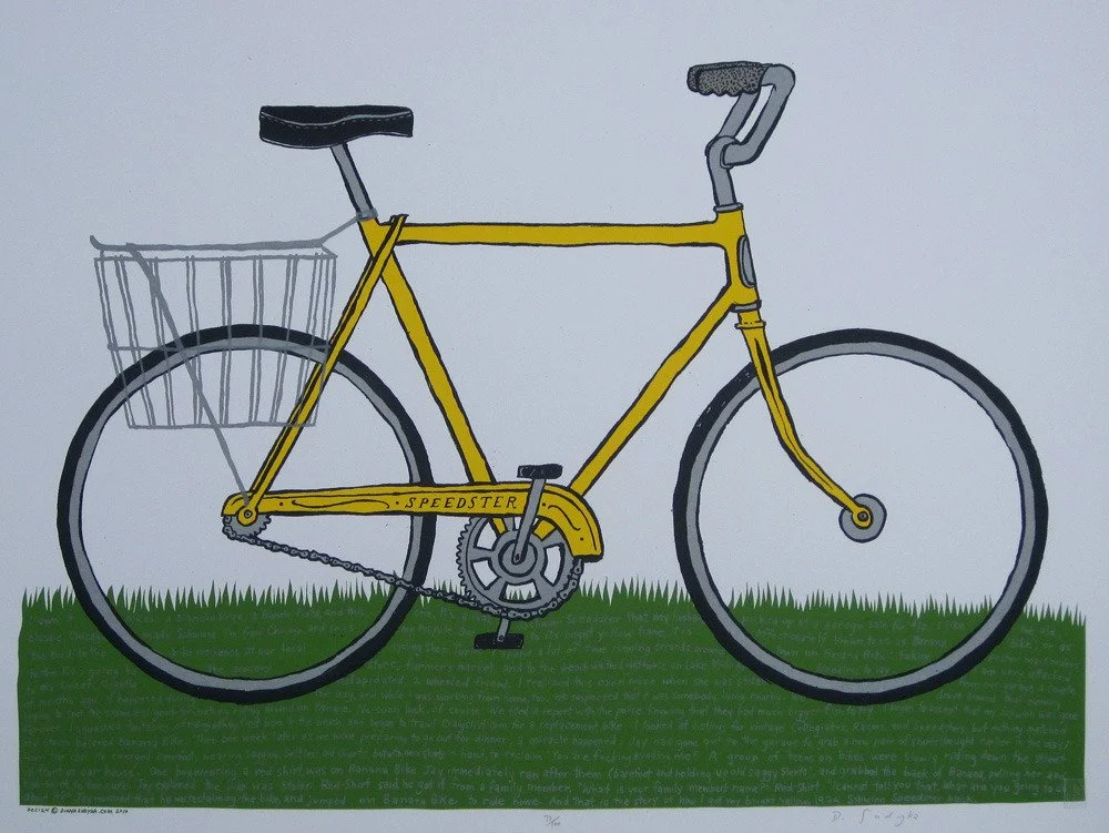 Diana Sudyka 'Stolen Bicycle' Print Available