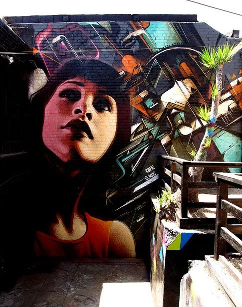 Beautiful Elmac + Kofie Graffiti Piece In L.A