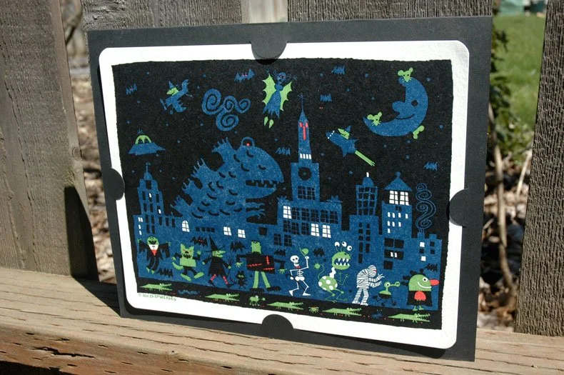 Ed Emberley 'Monster Parade' Print Available