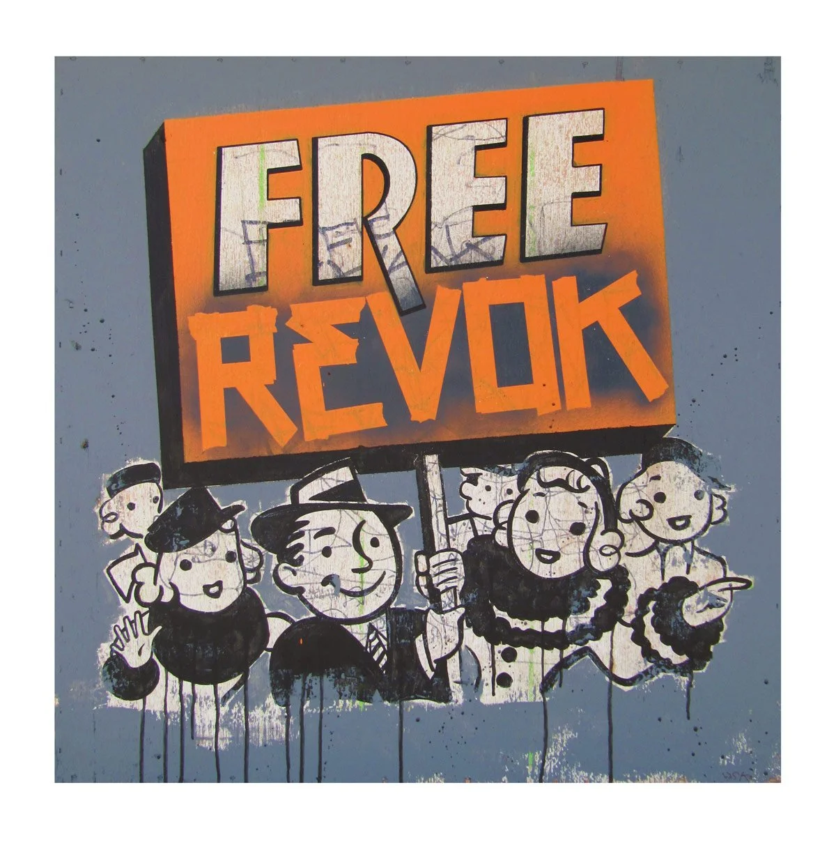 Bask 'Free Revok' Print Available
