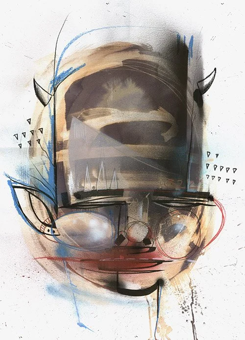 Russ Mills aka Byroglyphics 'Dulles' + 'Hunt' Originals Available