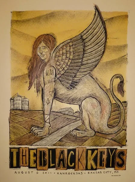 WIN A Copy Of Dan Grzeca 'The Black Keys' Kansas Print