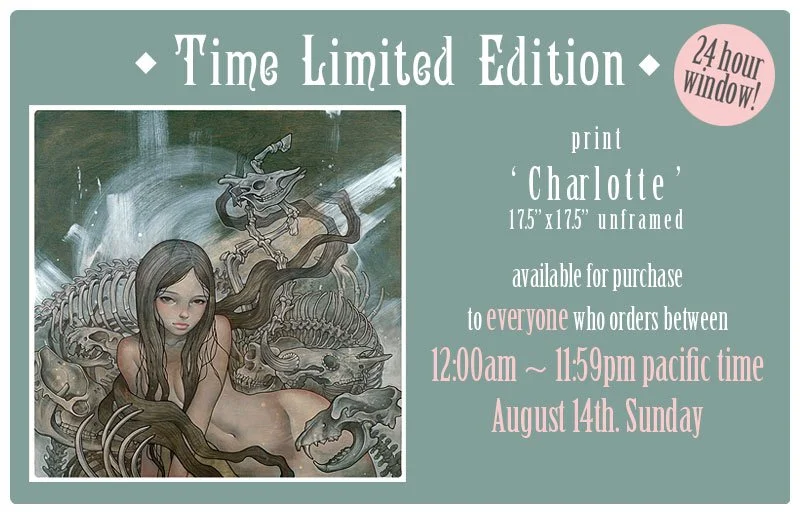Audrey Kawasaki 'Charlotte' Print Release Details