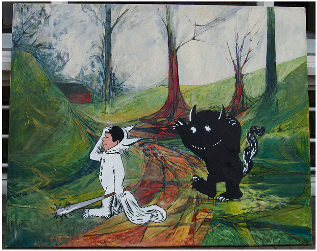 NEW Pure Evil 'Mad Max' Reclaimed Reworked Painting 