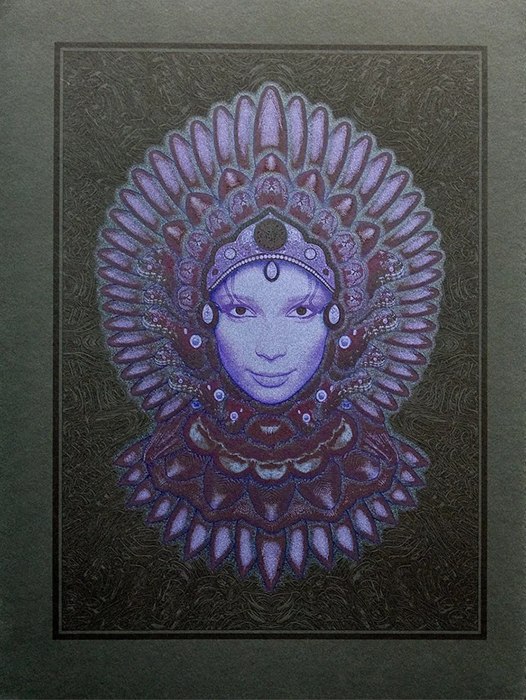 Dave Hunter 'Lemurian Goddess' Rare Artist's Tests Prints Available