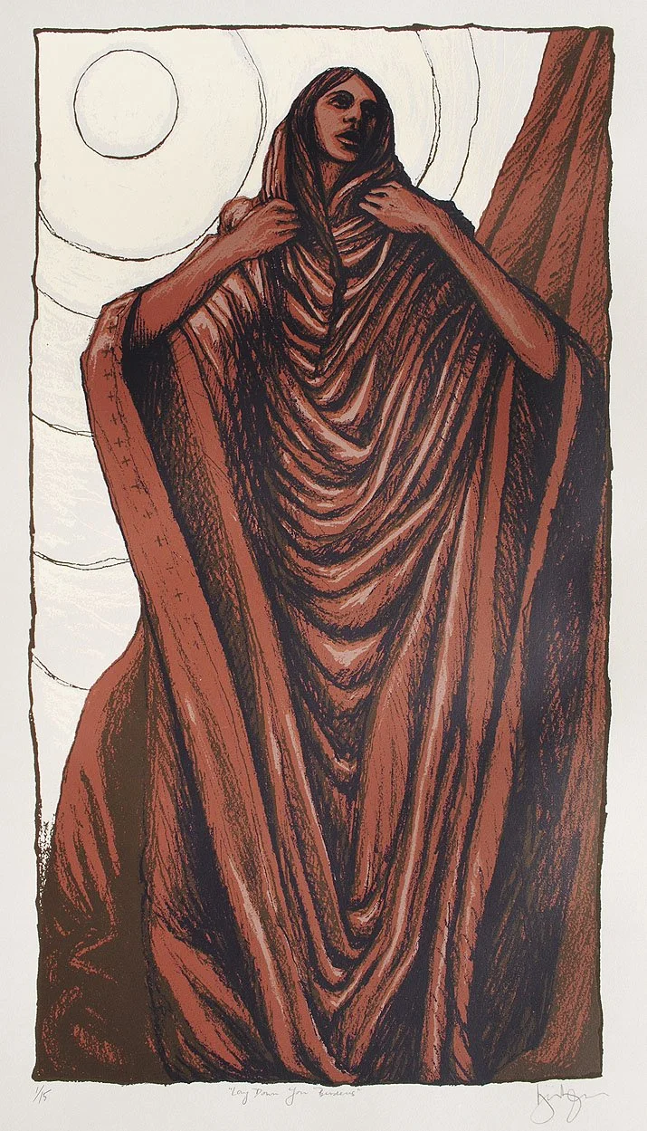 Bjorn Bauer 'Lay Down Your Burdens' Print Available