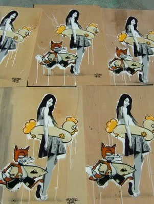 Mau Mau + Zhe155 'Fox + Chicken' Print SNEAK PEEK