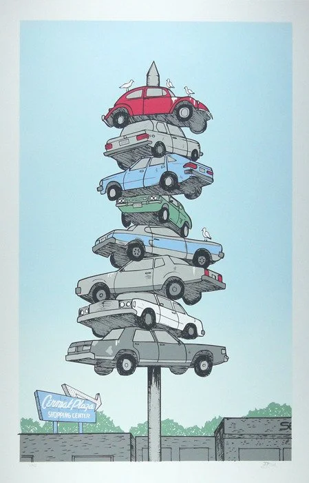 Parry Doogan 'Berwyn Spindle' Print Available