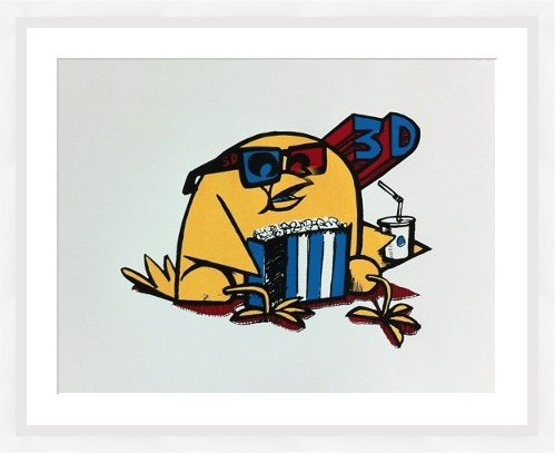 Über5000 '3D Chicken' + 'Science Cat' Prints Available