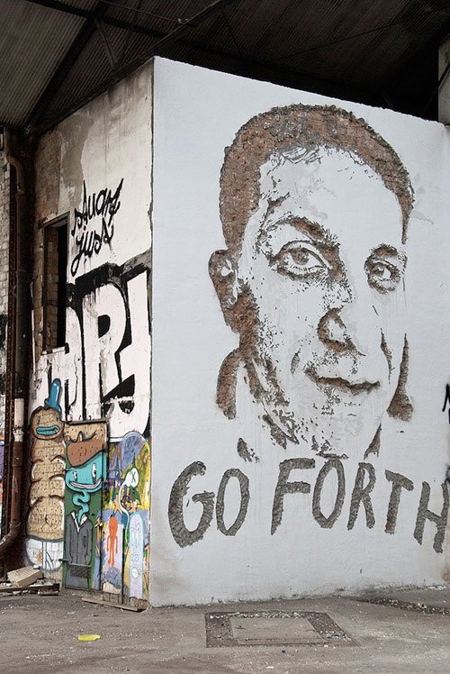 Beautiful Vhils Piece In Berlin