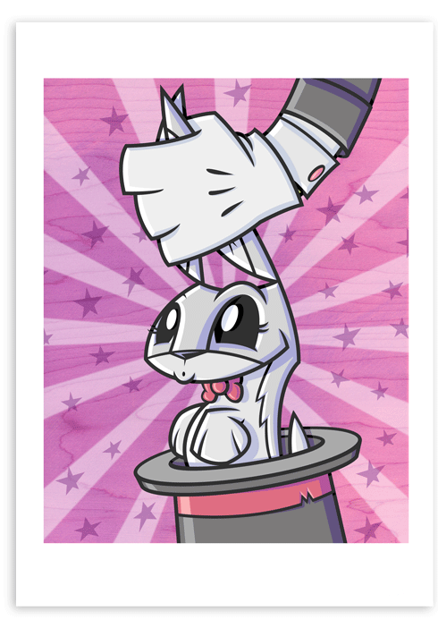 Joe Ledbetter 'Magic Bunny' Print Available