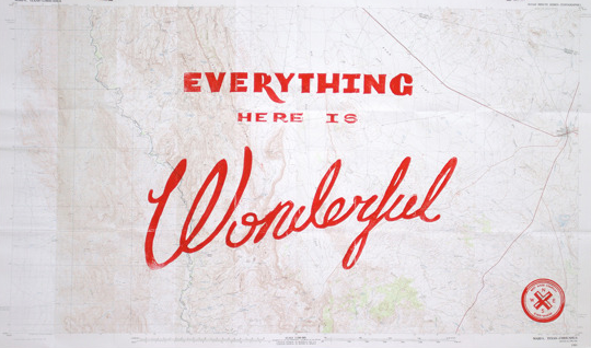 Best Made 'Everything Here Is Wonderful' Map Print Available