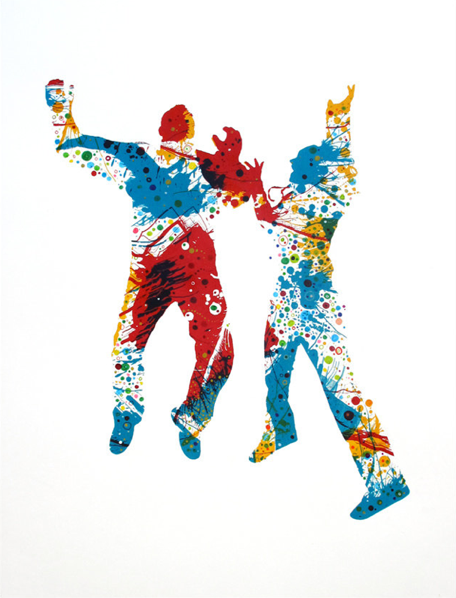 Chris Keegan 'Dot Splash One' Print Available