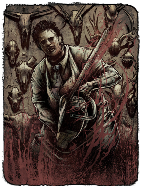 Godmachine 'Texas Chainsaw Massacre' Prints Available