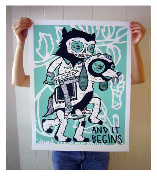 Michael Sieben 'And It Begins' Print Available
