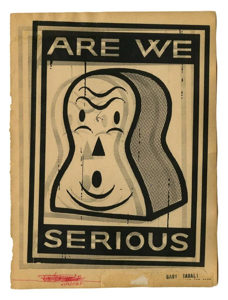 Gary Taxali 'Are We Serious' Print Available