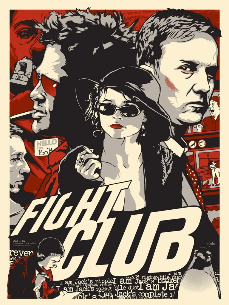 Joshua Budich 'Fight Club' Print SNEAK PEEK