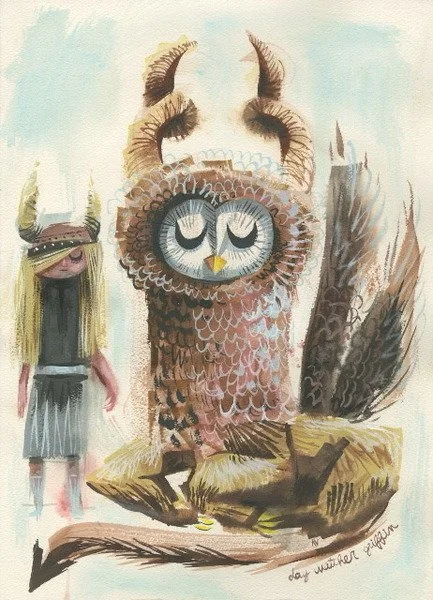 Amanda Visell 'Day Watcher Griffin' Print Available