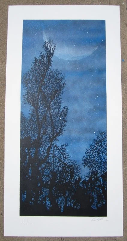 Ian K. Millard 'Árboles' Stencil Prints Available