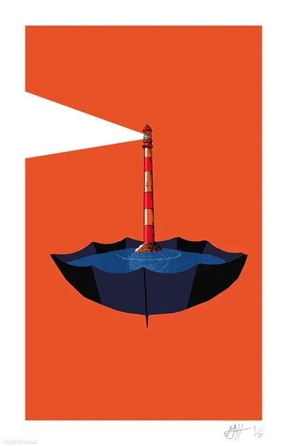 Matt Saunders 'Come Rain Or Shine' Print Available