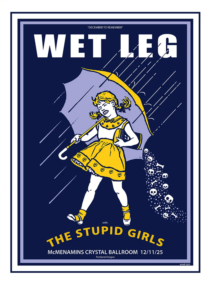 Emek 'Wet Leg' Print Available