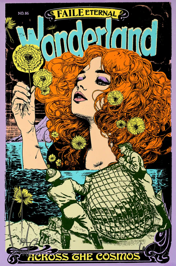 Faile 'Across The Cosmos' Lavender Prints Available