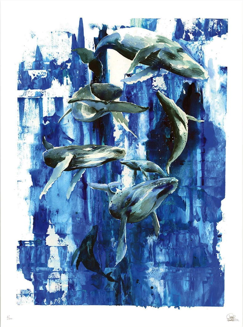Lora Zombie 'Whales' Print Available