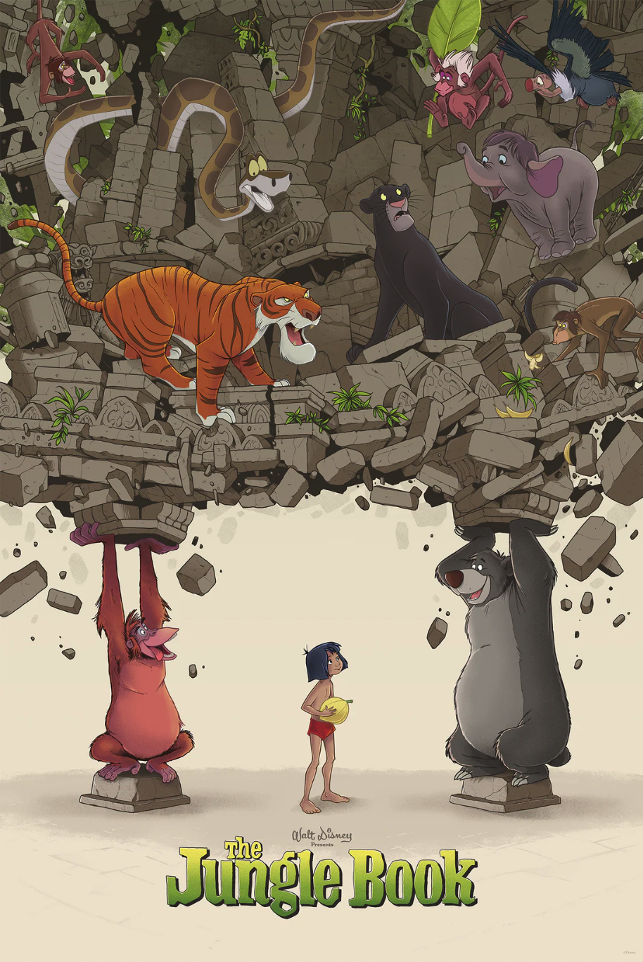 Mark Bell 'The Jungle Book' Print Available