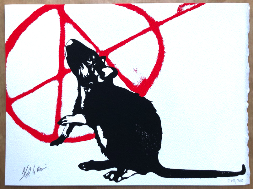 Blek Le Rat 'The Anarchist' Print Available