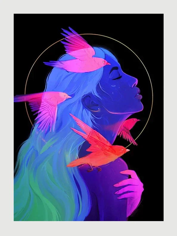 Andrey Lukovnikov 'Freedom' Print Avialable